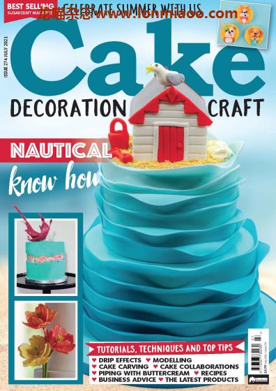 [英国版]Cake Decoration & Sugarcraft 蛋糕烘焙及装饰杂志 2021年7月刊